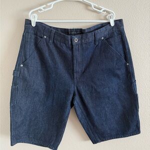 Sean John NWOT Dark Denim Carpenter /Painter Style Jean Shorts size‎ 38